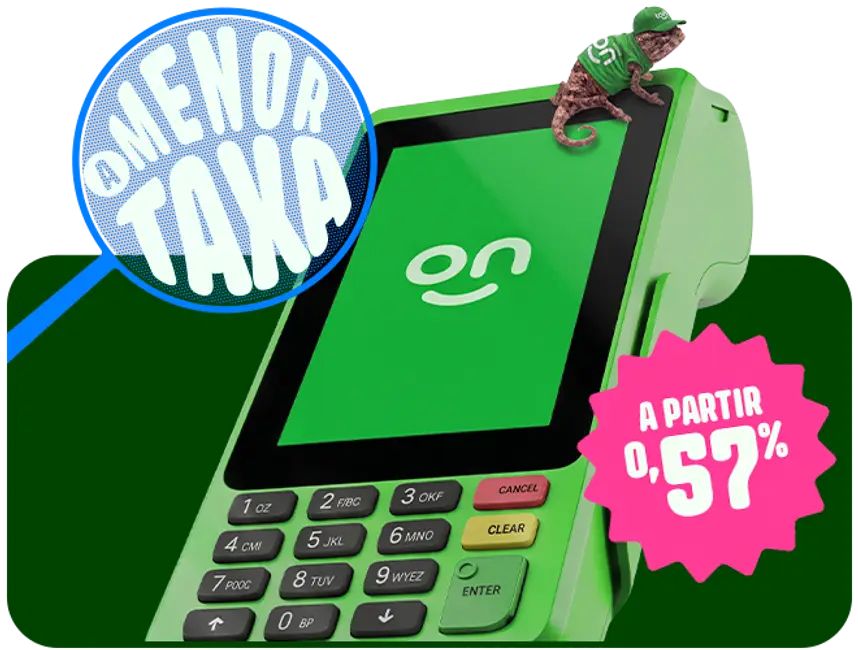 Maquininha TON com a menor taxa